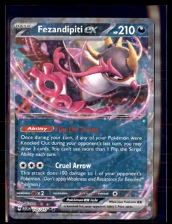 Pokemon Fezandipiti ex 142/217 Ascended Heroes ASC - Image 1