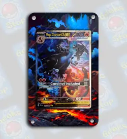 Mega Charizard X ex SAR | Extended Art Display Case for Pokemon Card - Image 1