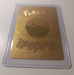 Gold Charizard EX HP230 Pokemon Fan Art Card Rare Display Collectible - Image 5