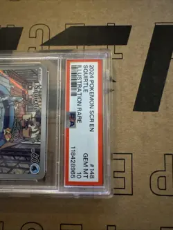 Pokemon TCG Squirtle Stellar Crown Illustration Rare Card 148/142 PSA 10 - Image 3