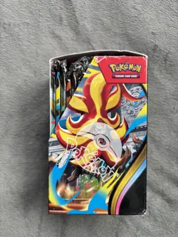 Pokemon TCG Mega Evolution Chaos Rising Half Booster Box 18 Packs Sealed Damaged - Image 2