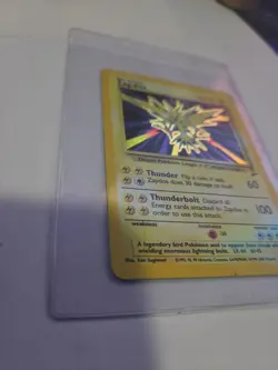 Zapdos 020/130 2000 Base Set 2 Holo Rare Vintage Pokemon Card -LP - Image 2