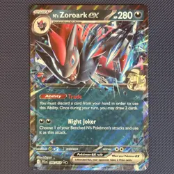 N's Zoroark ex 098/159 - Journey Together - Double Rare Holo Pokemon Card - NM - Image 1