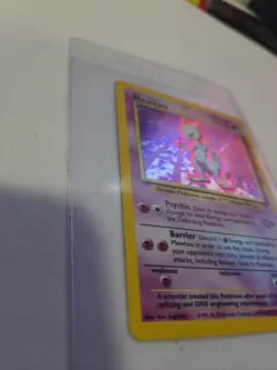 Pokemon Mew Black Star Promo #8 & Mewtwo Base Set 10/102 Holo Card Lot MP-LP - Image 4
