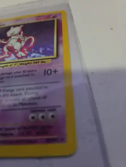 Pokemon Mew Black Star Promo #8 & Mewtwo Base Set 10/102 Holo Card Lot MP-LP - Image 5