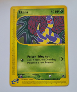 Ekans 108/165 Expedition Base Set Non Holo Common Pokemon Cards LP - Image 1