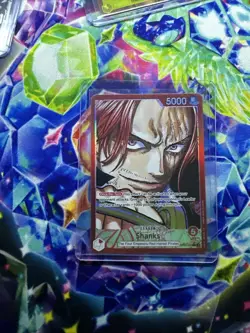 One Piece Card Shanks OP09-001 Alt Art Leader - Emperors in the New World Foil - Image 1