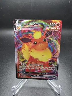 Flareon VMAX 018/203 Full Art EVOLVING SKIES Near Mint Pokemon Card - Image 1