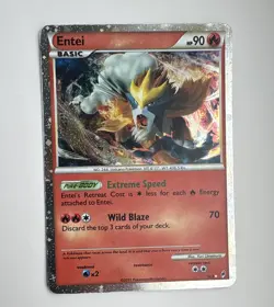 Pokemon TCG Entei SL3 Call of Legends 2011 English Holo Rare Card - Image 1