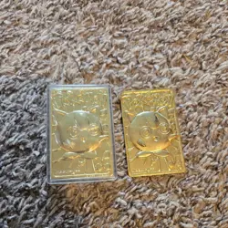 Burger King Pokemon TCG 1999 Jigglypuff Gold Metal Promo Cards Lot of 2 - Image 2