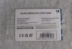 Pokemon Pitch Black SEALED Staff Promo Cards (4 Pack) - Image 2