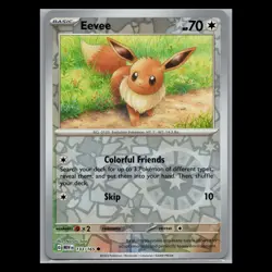Pokemon 151 - Eevee - 133/165 - Reverse Holo - Image 1