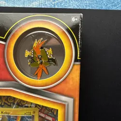 Pokemon Tapu Koko Pin Collection Box Sealed with Promo Card - Image 2