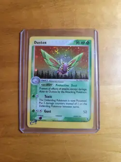 Dustox 6/109 Ruby and Sapphire Full Spiral Holo Rare 2003 Pokemon TCG Card - Image 4