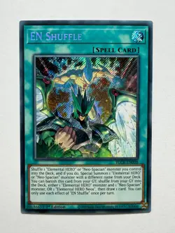 EN Shuffle BLCR-EN008 Secret Rare 1st Edition YuGiOh Card NM - Image 1