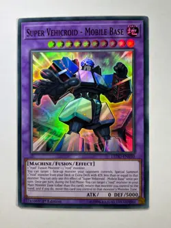 Super Vehicroid - Mobile Base LEDU-EN030 Super Rare 1st Edition YuGiOh Card LP - Image 1
