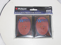Magic Card Back Matte 100 ULTRA PRO MTG deck protector card sleeves - Image 1