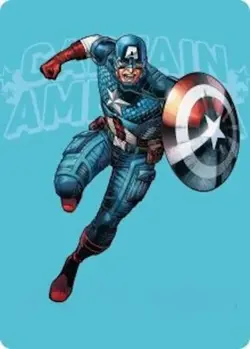Captain America, Super-Soldier - Art Card MSH Art NM MTG - Image 1