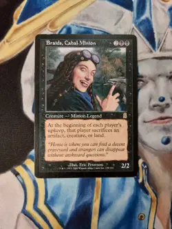 Braids, Cabal Minion MTG Odyssey Rare Black Creature Heavily Played x1 BC2 - Image 1
