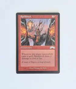 MTG Spellshock - Exodus - Uncommon - Red Burn/Group Slug - NM - Magic - Image 1
