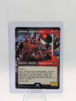 Magic The Gathering Spider-Man Carnage, Crimson Chaos #0227 Borderless Non-Foil - Image 1