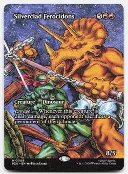 Silverclad Ferocidons (Borderless) 9 Teenage Mutant Ninja Turtles NM - Image 1