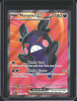Morpeko ex 102/084 Ultra Rare Pitch Black Pokemon Holo NM/M - Image 1