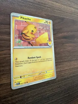 Pikachu Pokemon Day 2026 051/162 30th Anniversary Promo Pokemon TCG NM - Image 3