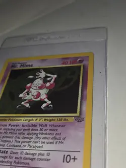 Pokemon TCG Mr. Mime Jungle 6/64 Unlimited Holo Rare 40 HP 1999 Wizards English - Image 3