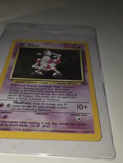 Pokemon TCG Mr. Mime Jungle 6/64 Unlimited Holo Rare 40 HP 1999 Wizards English - Image 4