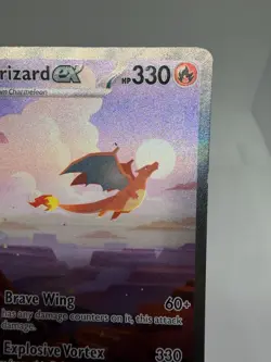 Pokemon TCG Charizard ex 199/165 SV: Scarlet & Violet 151 SIR FA Holo Eng - Image 3