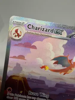 Pokemon TCG Charizard ex 199/165 SV: Scarlet & Violet 151 SIR FA Holo Eng - Image 4