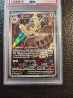 Pokemon Noctowl #141 Pokemon Center Stellar Crown PSA 9 MINT - Image 4