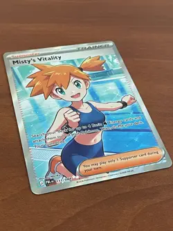 Misty's Vitality 111/084 Pokemon TCG Me05: Pitch Black Holo Ultra Rare - Image 1