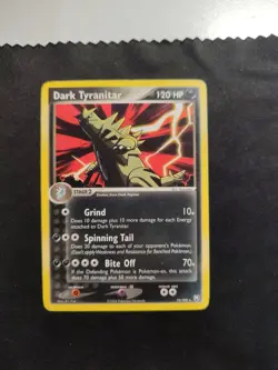 Pokemon Dark Tyranitar 19/109 Rare Team Rocket Eng - Image 1