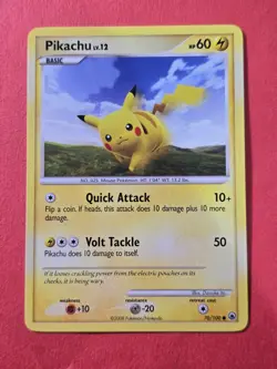 2008 Pokemon Diamond and Pearl Majestic Dawn #70 Pikachu, C, NF/H, cd4 - Image 1