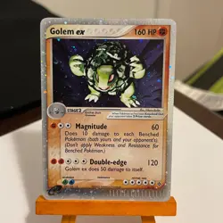 Golem ex SWIRL - 91/97 - Pokemon Dragon (2003) - Ultra Rare Holo - E-Reader - NM - Image 1