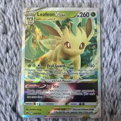Leafeon VSTAR 014/159 Holo VSTAR Rare Crown Zenith Pokemon Near Mint - Image 1