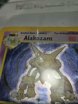 Pokemon TCG Alakazam Base Set 1/102 Holo 1999-2000 Wizards Base DMG - Image 3
