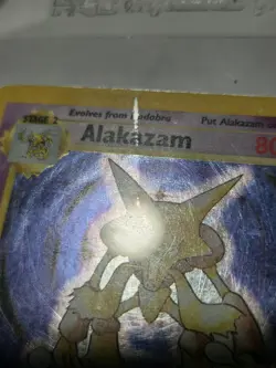 Pokemon TCG Alakazam Base Set 1/102 Holo 1999-2000 Wizards Base DMG - Image 4