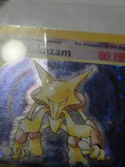 Pokemon TCG Alakazam Base Set 1/102 Holo 1999-2000 Wizards Base DMG - Image 5