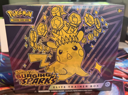 Pokemon TCG Scarlet & Violet Surging Sparks Elite Trainer Box ETB Sealed - Image 1