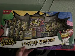 Pokemon TCG Focused Fighters Premium Collection Mega Hawlucha-EX 4 Promo Holo - Image 1