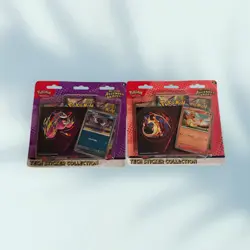 Pokemon Mega Evolutions Ascended Heroes Tech Sticker Collection 2 in hand - Image 1
