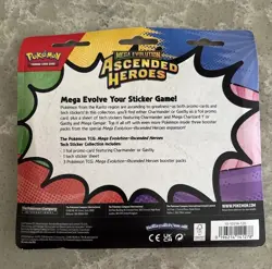 Pokemon Mega Evolutions Ascended Heroes Tech Sticker Collection 2 in hand - Image 4