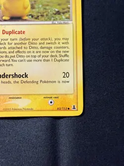 Ditto - 63/113 (Pikachu) Delta Species Pokemon NM Near Mint - Image 5