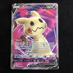 Pokemon TCG Mimikyu V Battlestyles Full Art 148/163 Sword And Shield - Image 1