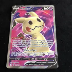 Pokemon TCG Mimikyu V Battlestyles Full Art 148/163 Sword And Shield - Image 2