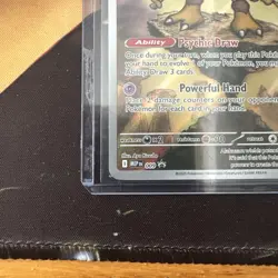 Pokemon MEP 009 - Black Star Promo Alakazam Full Art - Image 4