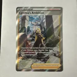 The Pokemon Company Cynthia's Ambition GG60/GG70 Crown Zenith GG UR Holo ENG - Image 1